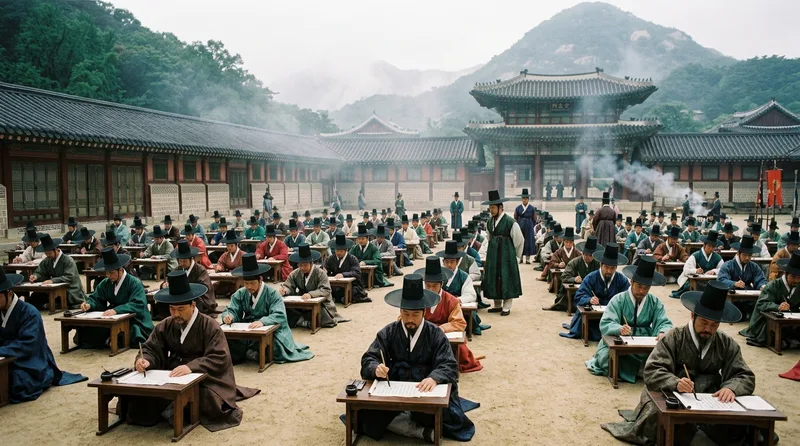 Gwageo: The Brutal Examination System That Created Korea’s Elite - Historical illustration