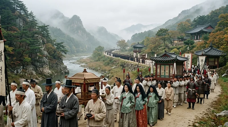 Gukjang: State Funerals That Consumed National Resources - Historical illustration