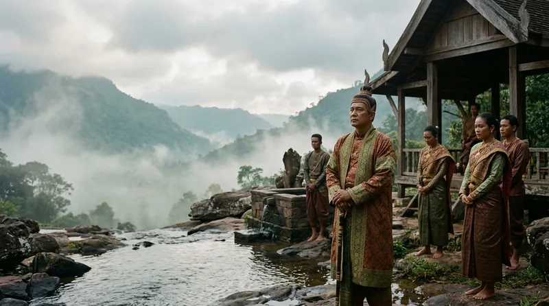 Phnom Kulen: The Sacred Headwaters of Empire - Historical illustration