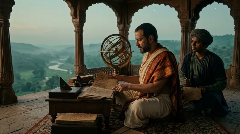 Astronomical Calculations: Mapping the Cosmos With Mathematics - Historical illustration