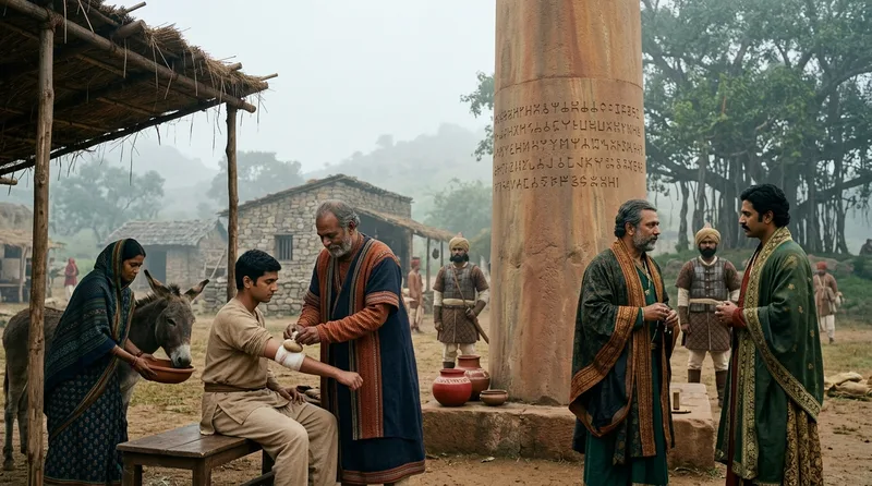 Pillar Edict II: The World’s First State-Funded Universal Healthcare System - Historical illustration