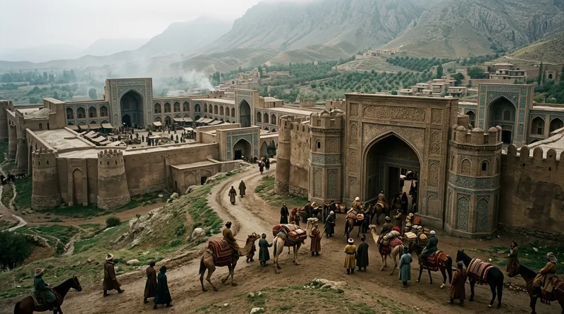 Tabriz Western Terminus: Gateway to the Islamic World - Historical illustration