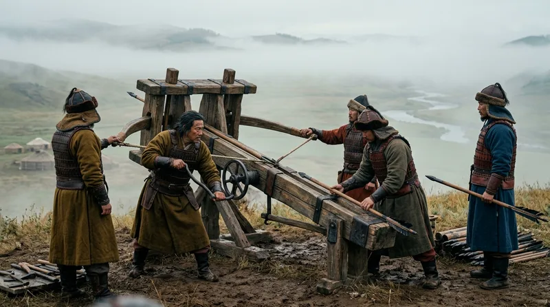 Giant Crossbows: Mechanical Snipers of Medieval Warfare - Historical illustration