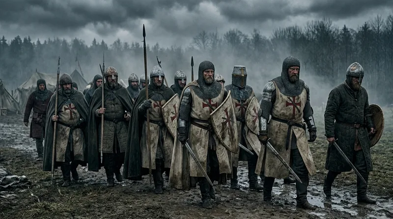 Livonian Brothers of the Sword: Baltic Crusade’s Fierce Warriors - Historical illustration