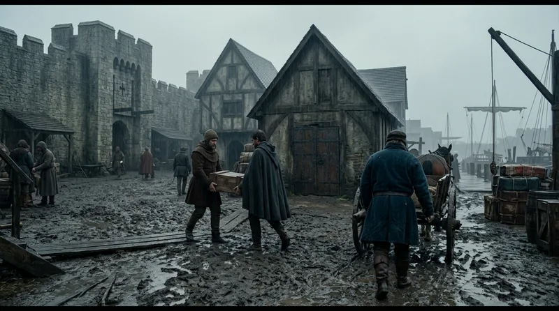 Steelyard (London) - England’s German Quarter - Historical illustration