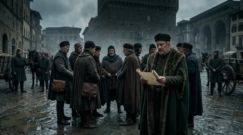 When Guilds Became Governments: Florence’s Oligarchy by Craftsmen - Historical illustration