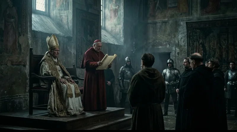 Execrabilis: The Pope Declares Himself Above Church Councils - Historical illustration