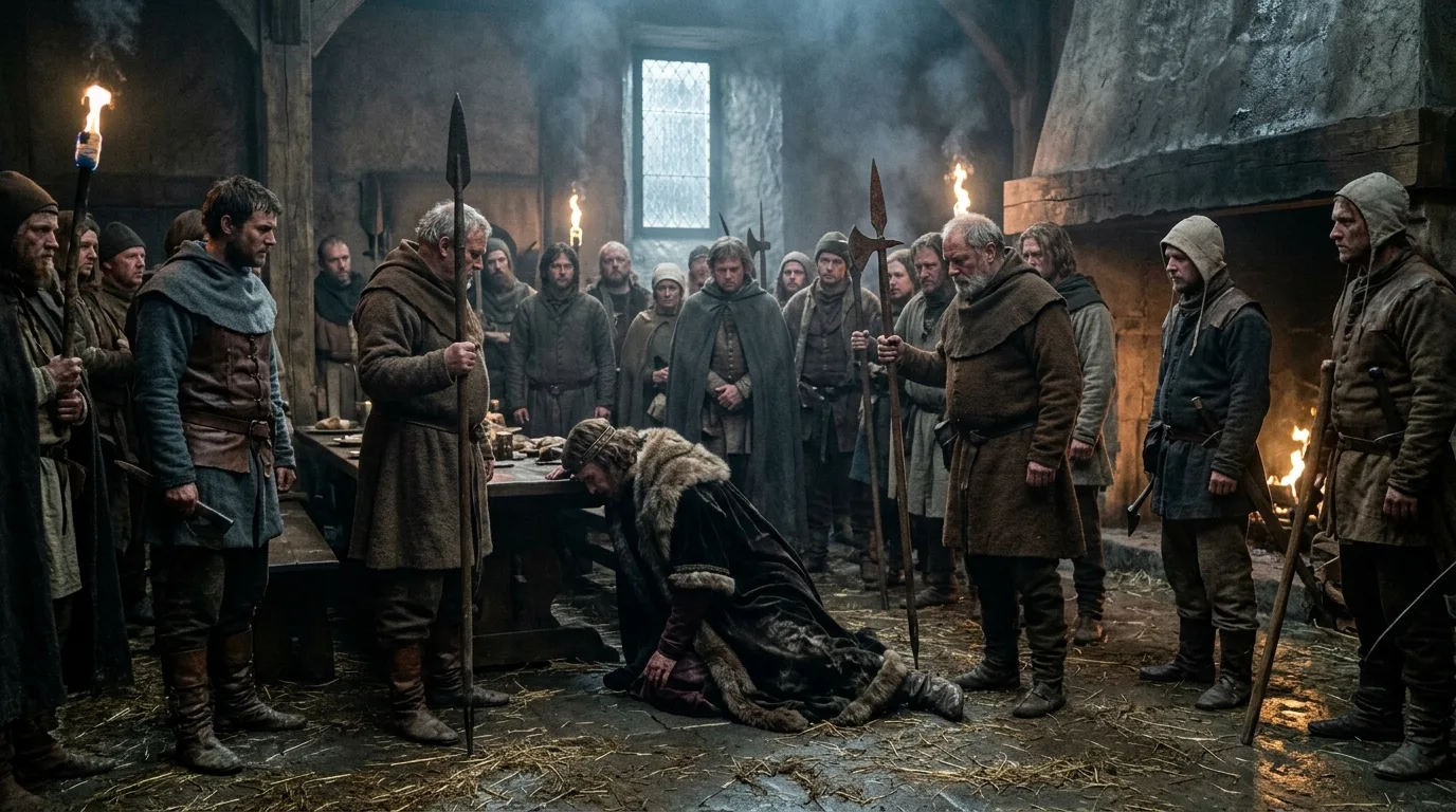 Danish Peasants Murdered Their King and Abolished Monarchy - Historical illustration