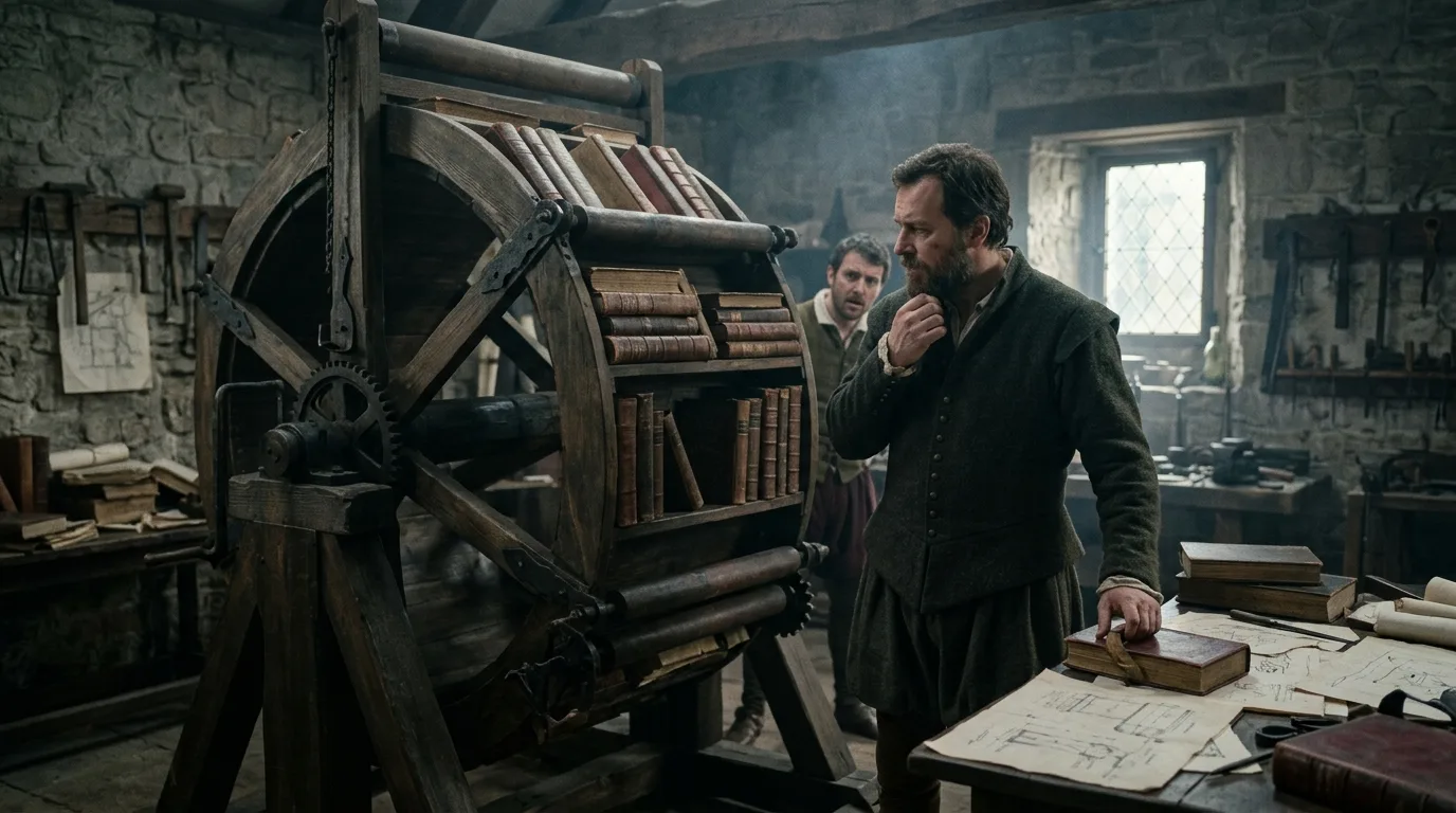 Agostino Ramelli’s Book Wheel Was Too Expensive and Too Slow - Historical illustration