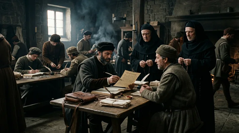 Bills of Exchange Circumvented Church Usury Prohibitions - Historical illustration