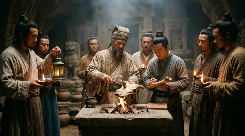 Oracle Bones Legitimize China’s Shang Dynasty Through Divine Dialogue - Historical illustration
