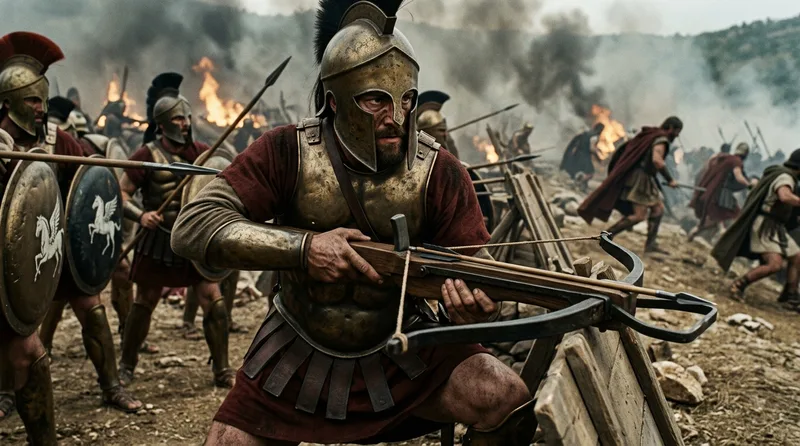 The Gastraphetes Made Every Greek Soldier a Precision Killer - Historical illustration